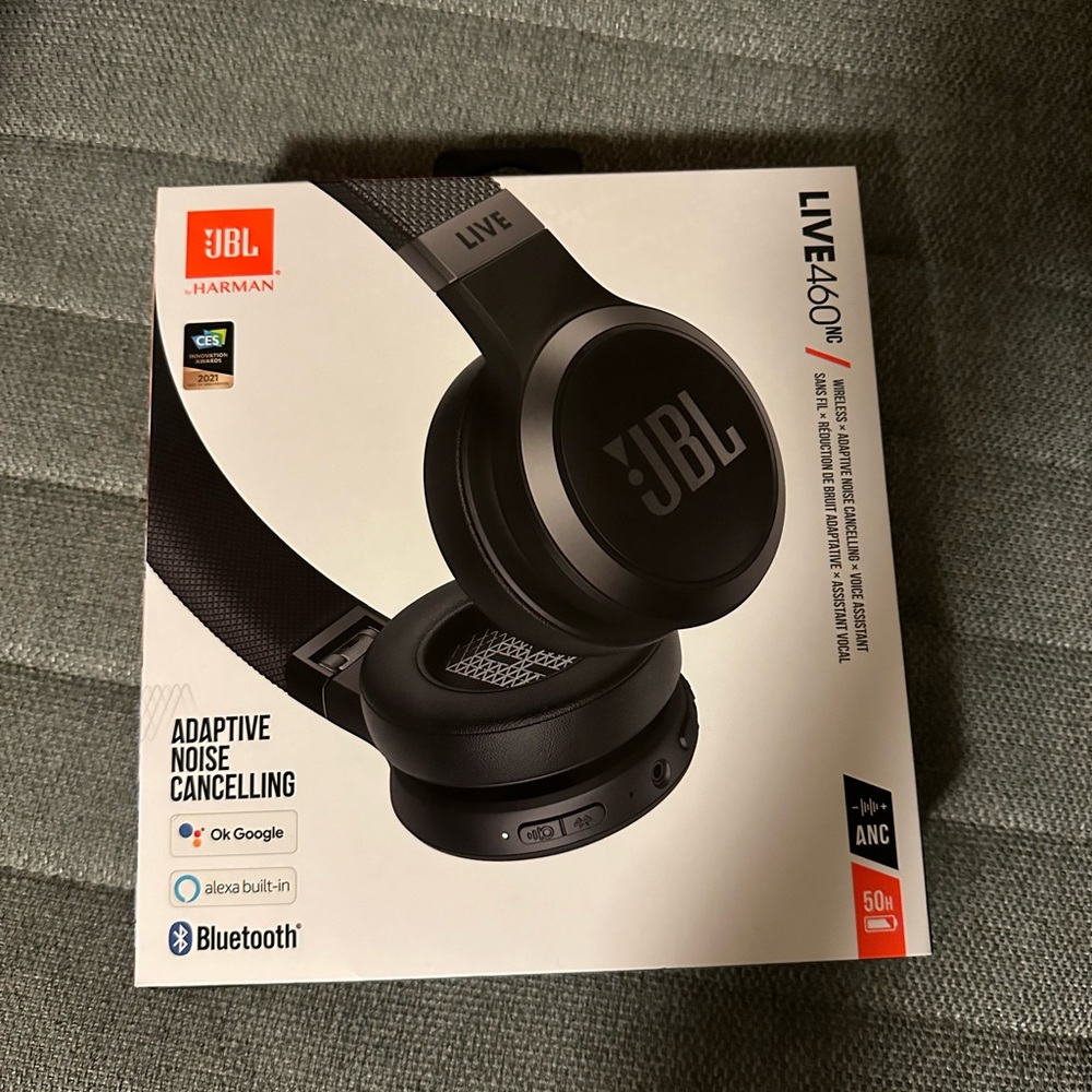 JBL Live 460 NC Adaptive Noise Cancelling Over the ear headphones